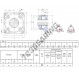 Supporto in ghisa - 4 fissaggi - FNL-518-B-SKF