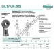 Giunti sferici SI - GIL17-UK-2RS-DURBAL