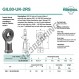 Giunti sferici SI - GIL80-UK-2RS-DURBAL