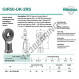 Giunti sferici SI - GIR50-UK-2RS-DURBAL