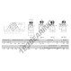 Supporto in ghisa - 2 fissaggi - NP1-RHP