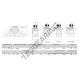 Supporto in ghisa - 2 fissaggi - NP65-RHP