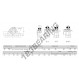 Supporto in ghisa - 2 fissaggi - SL1-1-2-RHP