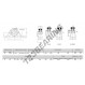 Supporto in ghisa - 2 fissaggi - SL1-3-16-RHP