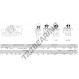 Supporto in ghisa - 2 fissaggi - SL1-7-16-RHP