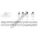 Supporto in ghisa - 2 fissaggi - SL60-RHP
