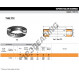 Cuscinetti assiali a rulli - T1260W-TIMKEN