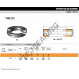 Cuscinetti assiali a rulli - T182W-TIMKEN