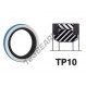 Guarnizione pistone - TP10-41X55X8-PU90