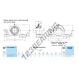 Supporto in ghisa - 2 fissaggi - UCP210-D1-RHP