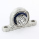 Supporto in ghisa - 2 fissaggi - UP004-INOX